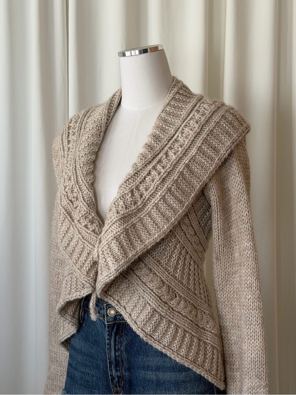 Anthropologie Elsamanda Chunky Knit Cardigan.